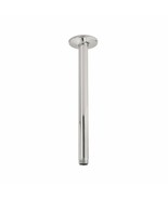 New 12-Inch Brushed Nickel Ceiling Mount Shower Arm with 1/2-Inch NPT Th... - £51.55 GBP