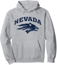 Nevada Wolf Pack Men&#39;s Heather Gray Primary Logo Pullover Hoodie - Size: XL - £22.99 GBP