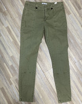 Dex Pants Women Size 30 Military Green Skinny Front Long Pockets Hippyis... - $13.97