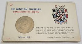 *C1) Sir Winston Churchill Commemorative Crown Coin - $49.49