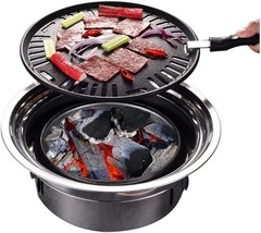 Primst Multipurpose Charcoal Barbecue Grill, Home Korean Bbq Grill, Portable - £45.98 GBP