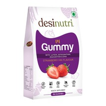 Desi Nutri Eye Gummy Strawberry Mix Flavor 30 Gummies Gluten, Nut &amp; Milk Free - £12.32 GBP