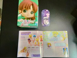 Lot- Qposket Sailor Moon Jupiter Figure &amp; Eyelash Curler Yume Twins Booklet 2022 - $40.00