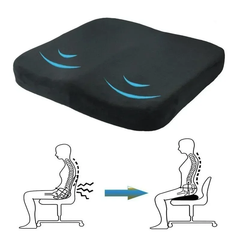 Tailbone Sciatica Back Pain Relief Comfort Office Chair Car Seat Cushion Non-Sli - £19.30 GBP