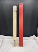 Bruning #2711 I Wood Plastic Drafting Machine Scale Ruler 17&quot; Architect - £22.41 GBP