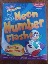 New Prof Wacky's Neon Number Flash Math Games - Free Shipping - $18.80