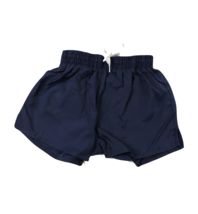 NOS Vintage 90s Youth Small Blank Lined Nylon Running Soccer Shorts Navy... - £18.89 GBP