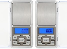 Digital Pocket Scale, 500G Capacity High Precision Balance Of 0.01G, Mini, 2Pcs - £25.51 GBP