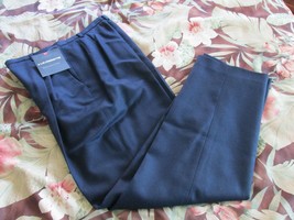 Liz Claiborne Collection Petite Sz 6 Navy Dress Pants 100% Wool 60659702 Nw Ts - £31.75 GBP