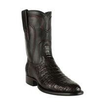 Los Altos CHERRY Handmade Genuine Crocodile Belly Roper Round Toe Cowboy Boot - £415.57 GBP+