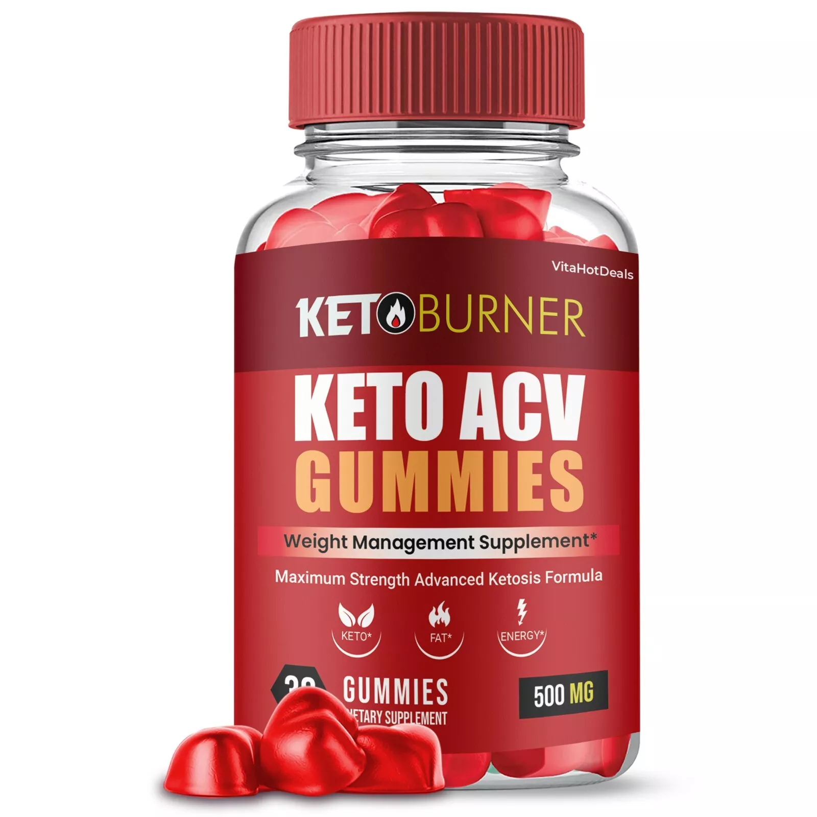 Keto Burner ACV gummies , KetoBurner Gummies Max Strength Supplement (1 ... - $37.98
