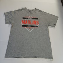 MLB Miami Marlins Baseball Youth Gray Short Sleeve Graphic T-Shirt Size Large image 14