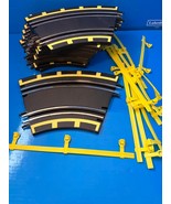 11 Sections Of Toys R Us Fast Lane Slot Car Curved Track - $17.82