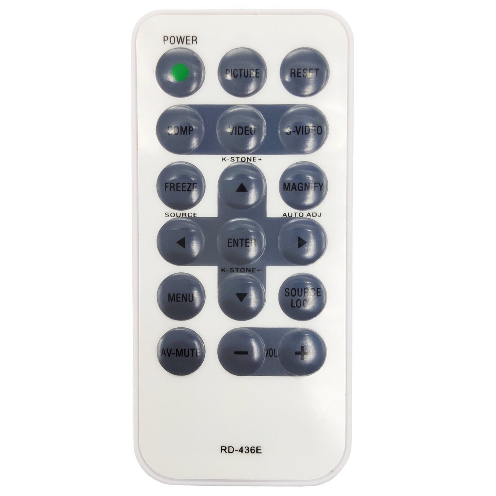 Projector  Remote Control RD-436E for NEC NP100, NP100G, NP200, NP200G - $17.54