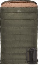 Teton Sports Celsius Mammoth Double Sleeping Bag - Queen-Sized Cold-Weather - £161.90 GBP