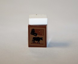 Chocolate Milk Carton Drink Box Diy Piece For Minifigure Packs - $3.86