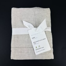 New [1] Pottery Barn Belgian Flax Linen Pillow Sham Euro Classic In &quot;Flax&quot; - £53.51 GBP