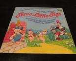 Story and Songs About Walt Disney&#39;s Three Little Pigs: How They Fooled t... - $29.35