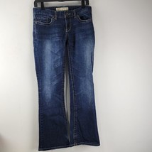 BKE Womens Sabrina Bootcut Stretch Jeans Size Low Rise Dark Wash Measure 30x30.5 - £11.67 GBP