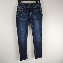 Miss Me Denim Jeans Size 27 Mid-Rise Skinny (Measures 28 x 30 1/2) - £19.54 GBP
