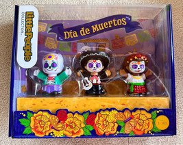 Fisher Price Little People Collector 3pc Set Day Of The Dead Dia De Los Muertos - $27.96
