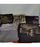 Grunt Style Tshirt Lot Five Tees 100 Cotton Size 3XL XXX Patriotic USA Freedom B - $90.56 CAD