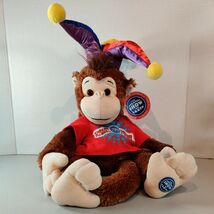 2001 Barnum &amp; Bailey Ringling Greatest Show Circus Jester Monkey 20&quot; Plu... - $15.73 CAD