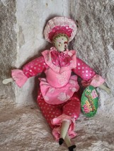  Sugar Loaf Classiques Toys 3 - Mardi Gras Jester Porcelain  Dolls  - £23.11 GBP