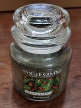 Yankee Candle - Balsam And Cedar- Jar Candle 14.5 oz. Has Been Burnt Very Little - £11.92 GBP