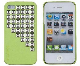 DandyCase Triangle Stud Mint Green Leather Case for Apple iPhone 4, 4S (AT&T, Ve - $3.95