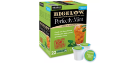 Bigelow Perfectly Mint Iced Black Tea 22 to 132 K cups Pick Any Size FREE SHIP - $25.89+