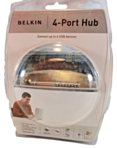 Belkin  (F5U021V) 4-Ports External Hub-USD Hub-Printers, Scanners, Other... - £25.76 GBP