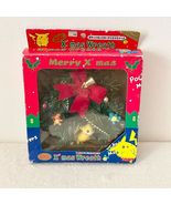 RARE TOMY Pokemon Figure Christmas wreath 1998 Charmander Pikachu 12cm - €69,88 EUR