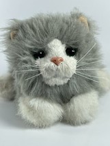 FurReal Friends Cat Grey and White Teacup Kitty Kitten 2008 Tested Hasbro 91206 - £10.74 GBP