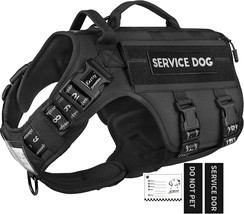 Premium Tactical Dog Harness, Military Dog Harness Patent Straps - £41.16 GBP