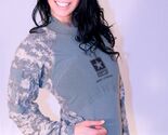 US ARMY ACS COMBAT SHIRT WITH GO ARMY LOGO ACU LONG SLEEVE DEFECT  SMALL - $23.75