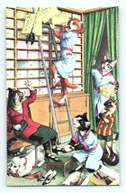 Postcard Alfred Mainzer Anthropomorphic Cats Shoe Store Fitting Room 4743 - £8.20 GBP