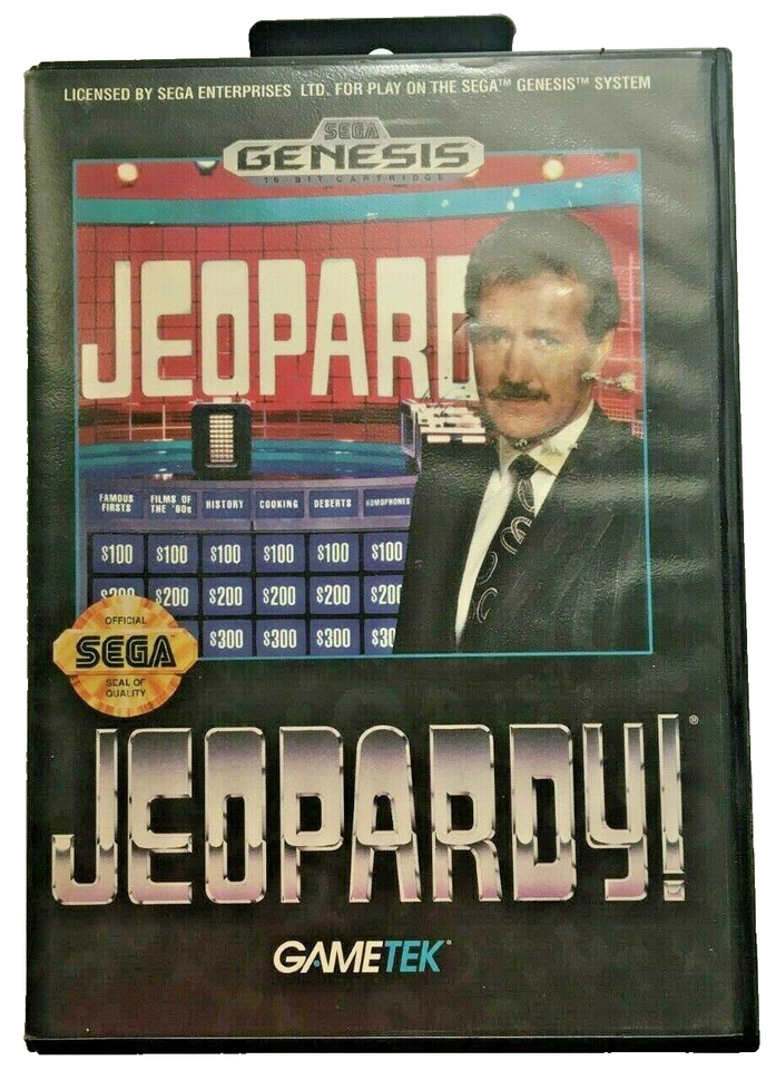 Jeopardy 2 Game Lot: Sega Genesis: Complete (Jeopardy and Sports Edition) - $15.83