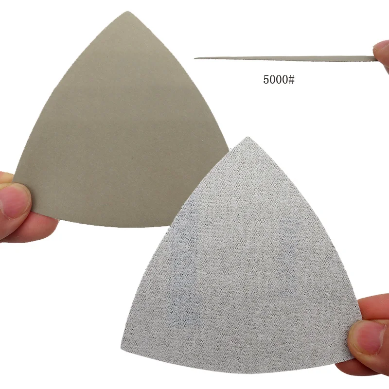 90mm Triangle Detail Sandpaper 60-10000 Grit Hook and Loop Sanding Discs 3.5 Inc - £134.83 GBP