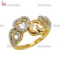 14 Karat, 18 Karat Massiv Gelbgold Ring Verlobung Hochzeit Cz Damen Ring 3 -7 G - $563.05+