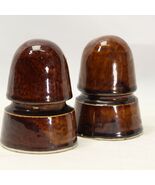 2 Antique Insulator Porcelain Ceramic Electrical Powerline Telephone Pol... - $24.63 CAD