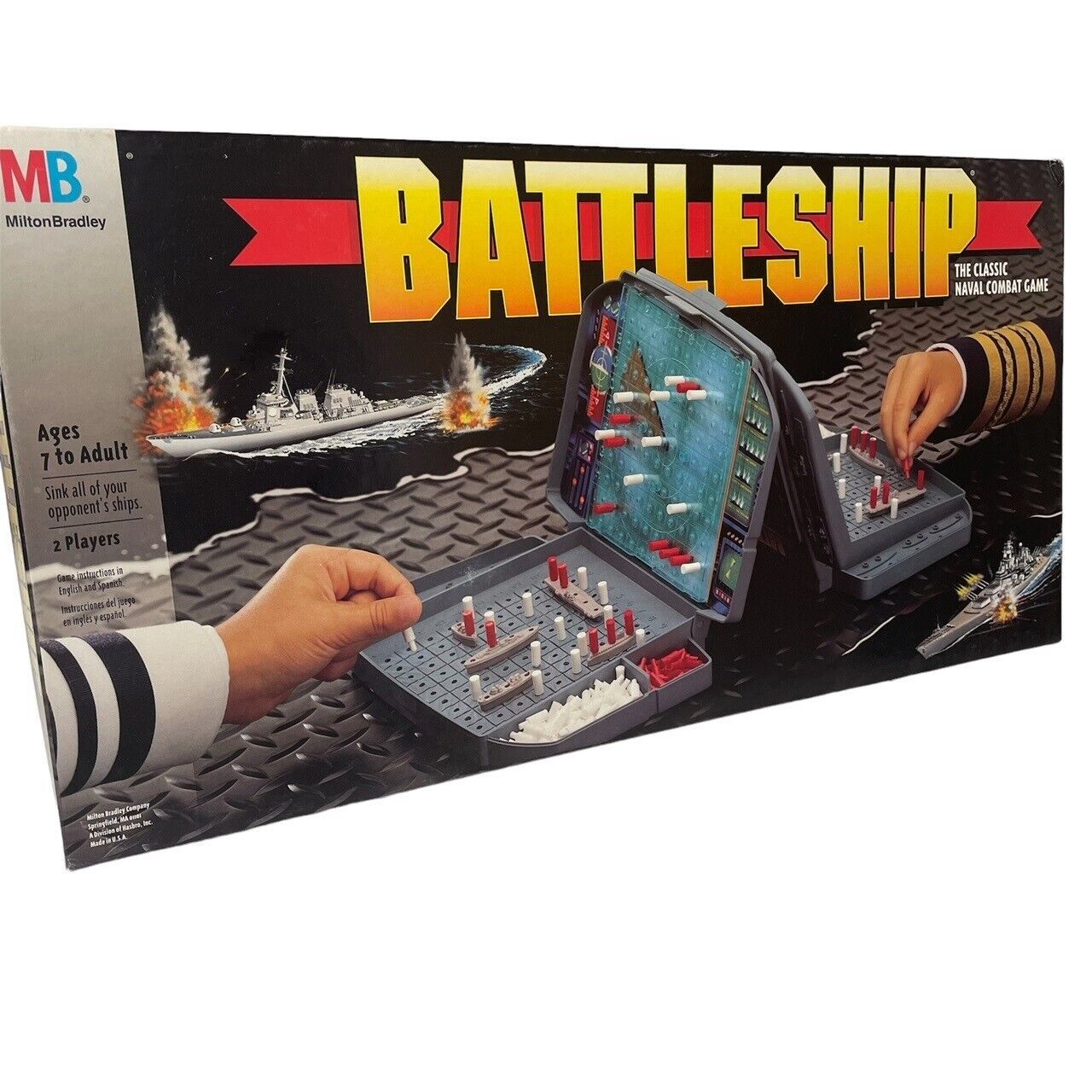 Battleship Game Vintage 1996 By Milton Bradley Board Game Complete Excellent - $26.60