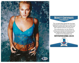 Brooke Hogan Model singer actress signed 8x10 photo Beckett COA autographed - £101.19 GBP