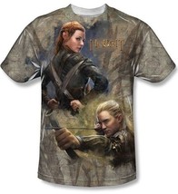 The Hobbit Legolas Elves Sublimation Front Print T-Shirt Size X-LARGE NE... - £19.30 GBP