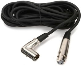 Hosa XRR-125 XLR3F to Right-angle XLR3M 25 Feet Balanced Interconnect Cable - £19.14 GBP