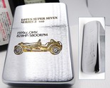 Lotus Super Seven Engraved Zippo Big Backslash Bottom 1985 Mint Rare - £157.24 GBP