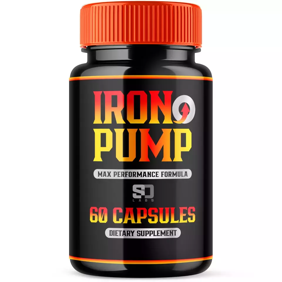 Iron Pump Men&#39;s Vitality - Promotes Blood Flow, Muscle Function, Energy ... - £38.63 GBP