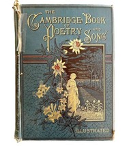 Cambridge Book Of Poetry And Song 1st Edition 1882 Victorian Illustrated HC HBS - £176.39 GBP