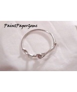 Handmade Sterling Silver (925)  Wire Knot Ring Multiple Sizes - £5.50 GBP