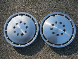 Factory 1985 to 1989 Plymouth Reliant Dodge Aries 13 inch hubcaps wheel covers - £18.45 GBP